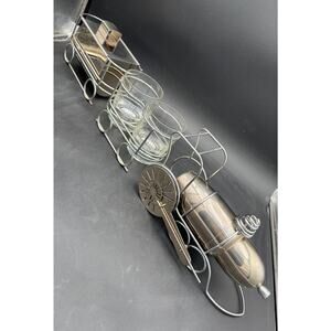 WMF Cromagan Stainless Steel 18/10 Three Car Train Bar Set